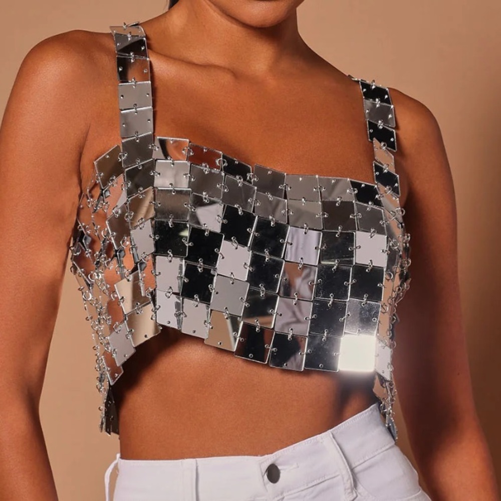 Fashion Nova Mirror Crop Top